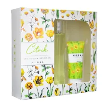 CORAL CITRIK EAU TOILETTE + BODY LOTION