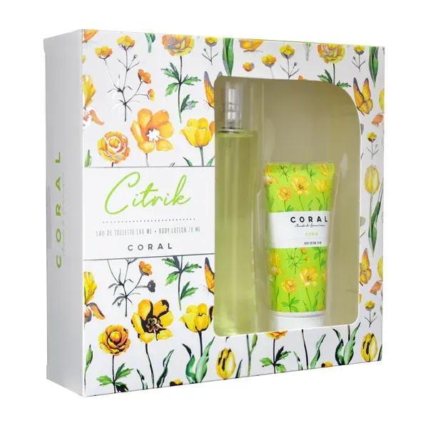 CORAL CITRIK EAU TOILETTE + BODY LOTION