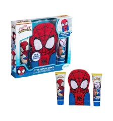 GELATTI SPIDER-M.GUANTE BAÑO+SHAMPOO 3 EN 1 100ML+JAB. LIQ. 100ML