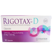 RIGOTAX-D 5MG/120MG X30 CAPSULAS