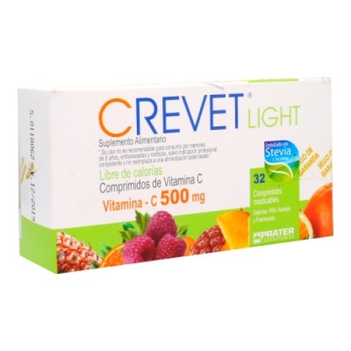 CREVET LIGHT 500mg X32 COM MASTICABLES