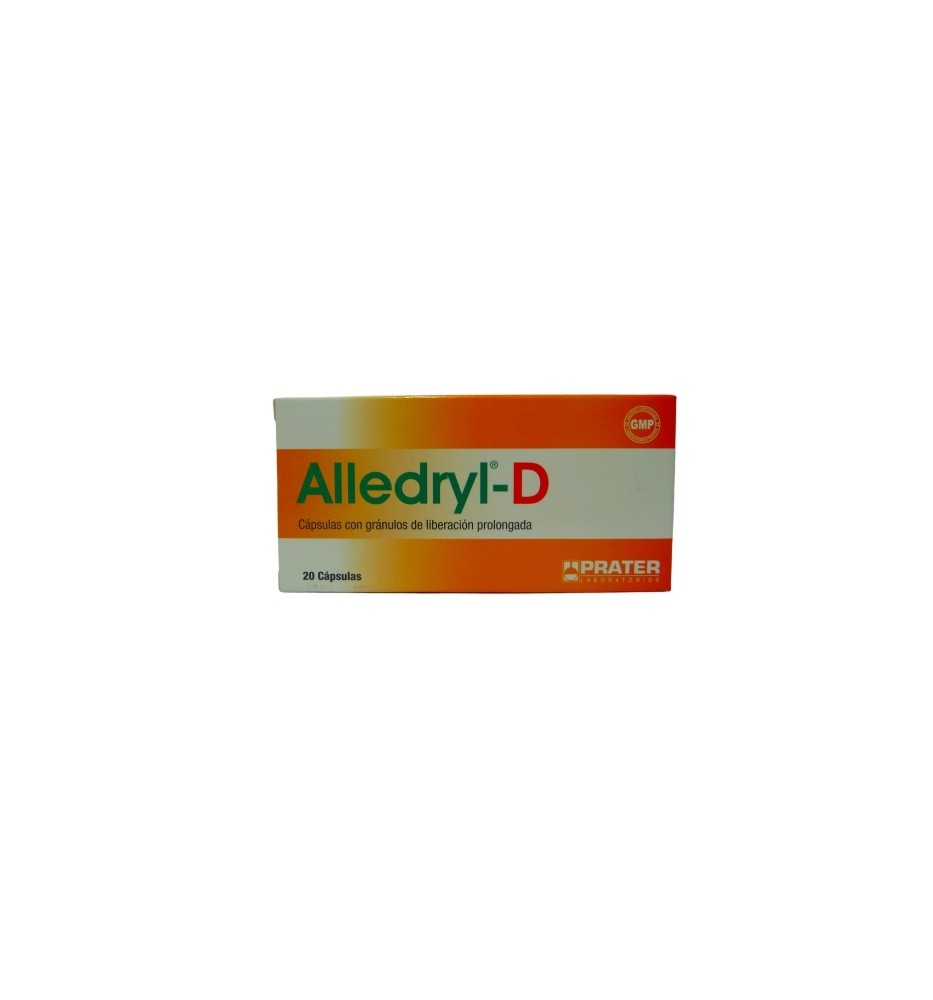 ALLEDRYL-D X20 CAPSULAS ALLEDRYL-D X20 CAPSULAS