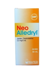 NEO ALLEDRYL 2.5MG/5ML X 60 ML JARABE
