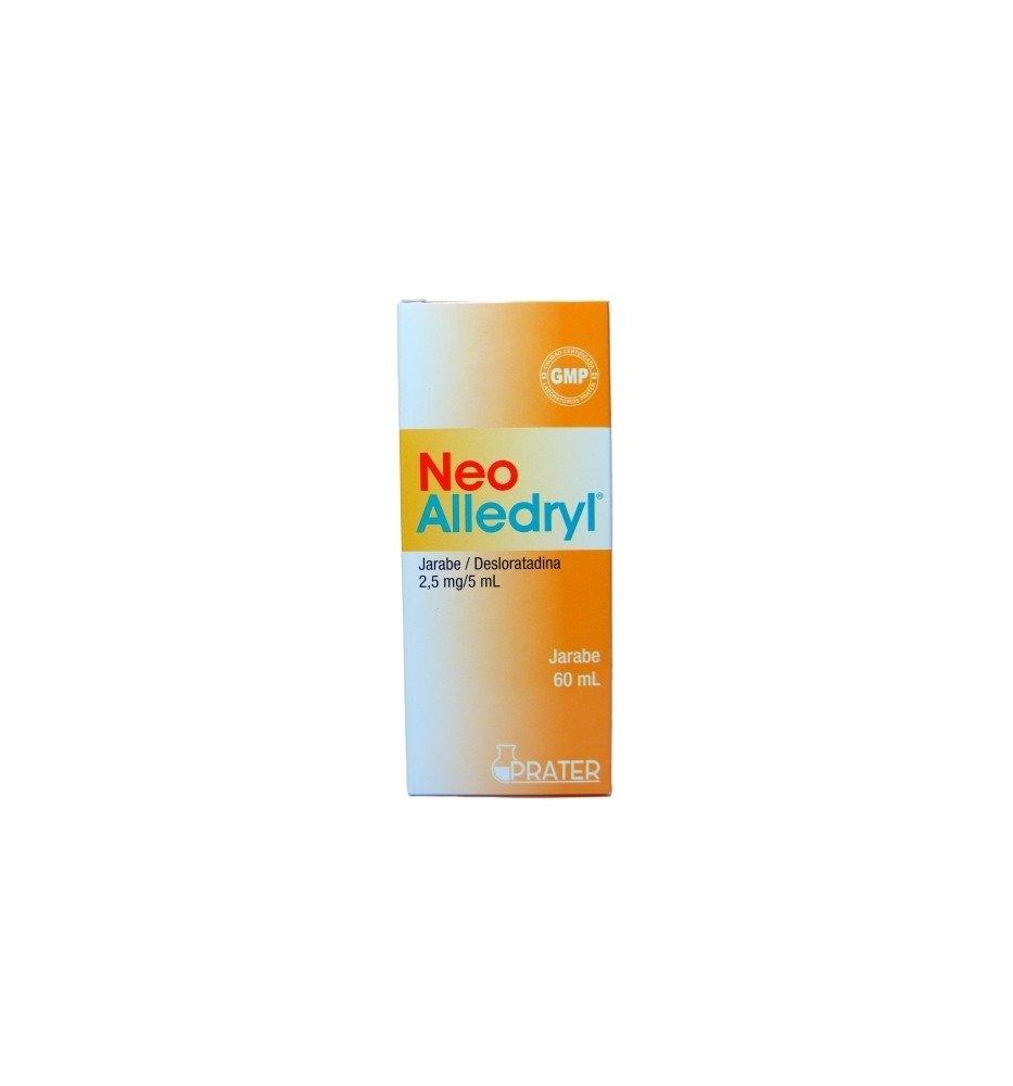NEO ALLEDRYL JARABE 2.5 MG 5 ML X60