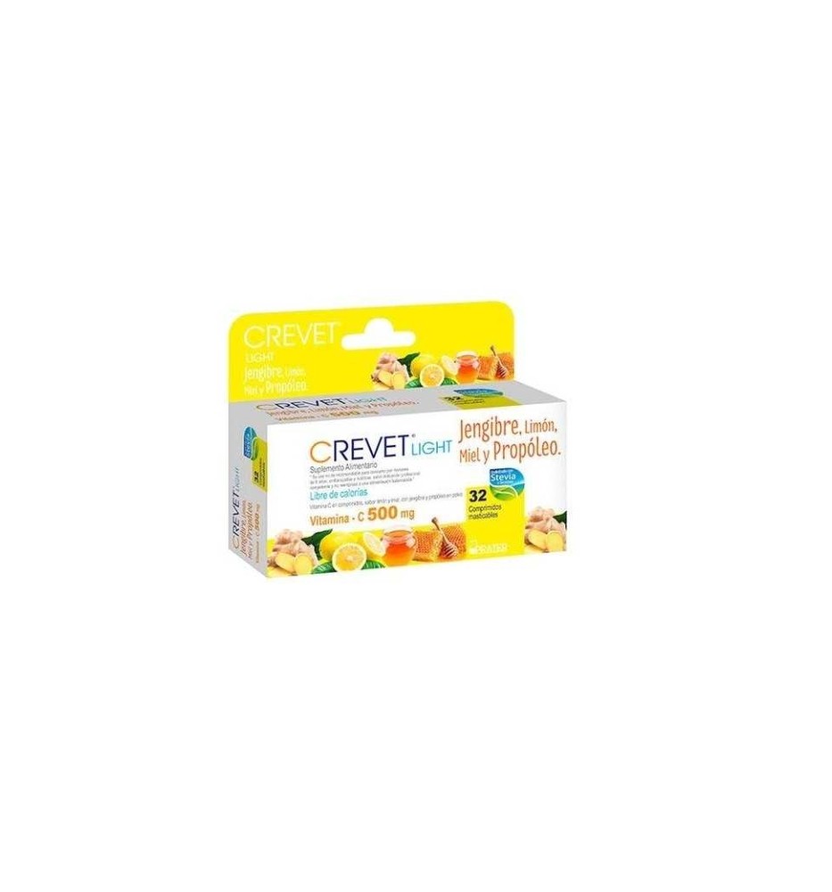 CREVET LIGHT JENGIBRE-LIMON 500mg X32 COM. MASTICABLES CREVET LIGHT JENGIBRE-LIMON 500mg X32 COM. MASTICABLES
