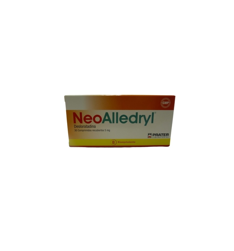 NEO ALLEDRYL 5MG X30 COMPRIMIDOS RECUBIERTOS NEO ALLEDRYL 5MG X30 COMPRIMIDOS RECUBIERTOS