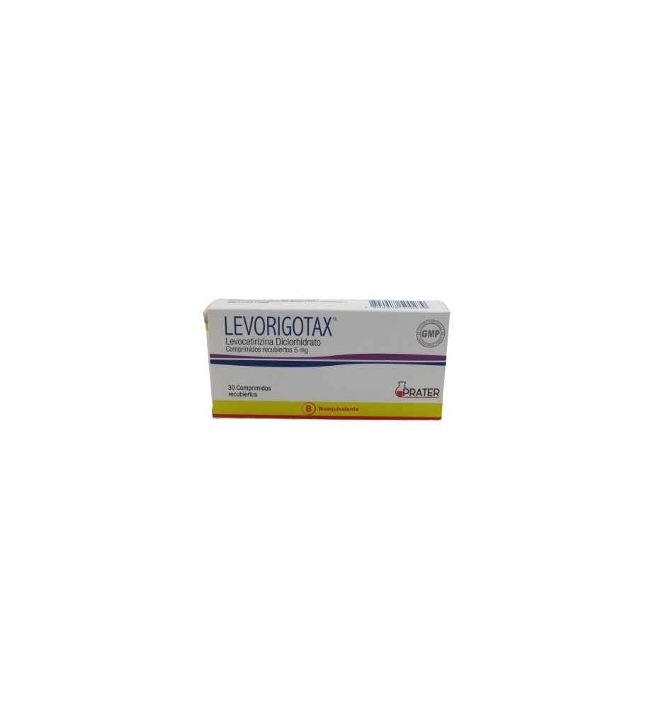 LEVORIGOTAX 5 MG COMPRIMIDO RECUBIERTO X5 COMPRIMIDOS RECUBI