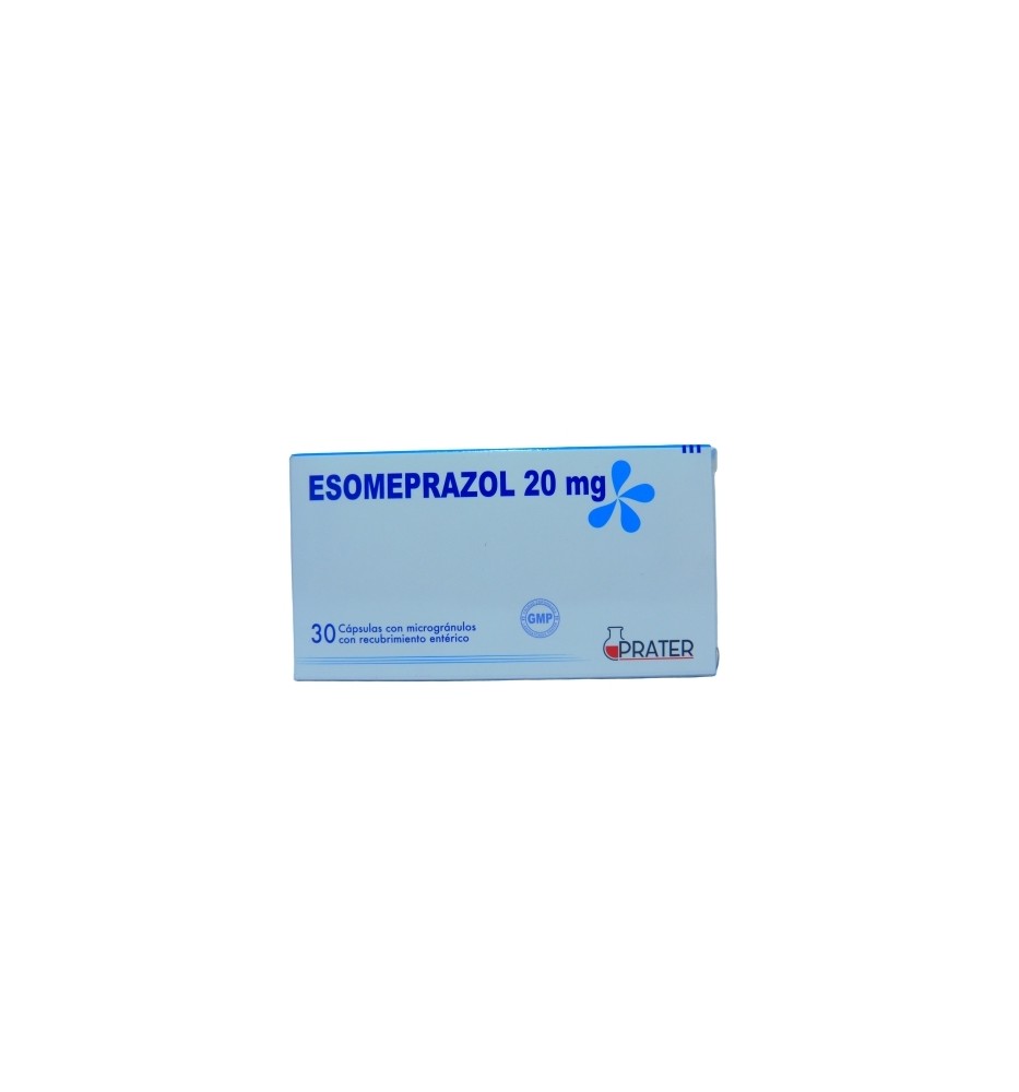 ESOMEPRAZOL 20 MG X30 CAPSULAS ESOMEPRAZOL 20 MG X30 CAPSULAS
