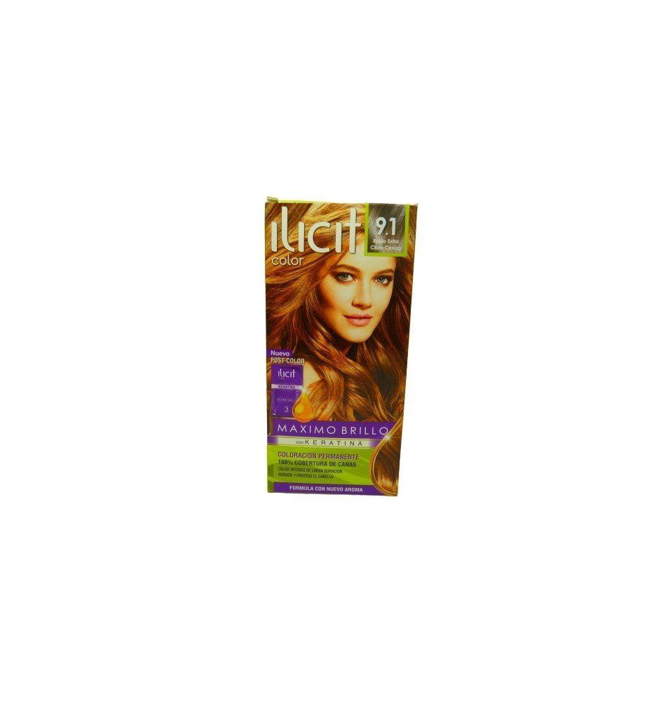 ILICIT TINT.9.1 RUBIO EXTRA CLARO CENIZA ILICIT TINT.9.1 RUBIO EXTRA CLARO CENIZA