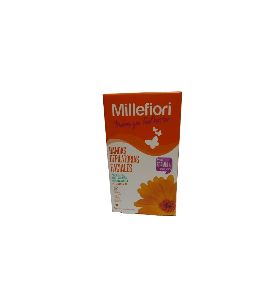 MILLEFIORI BANDAS DEPIL.FACIAL PIEL NORMAL MILLEFIORI BANDAS DEPIL.FACIAL PIEL NORMAL