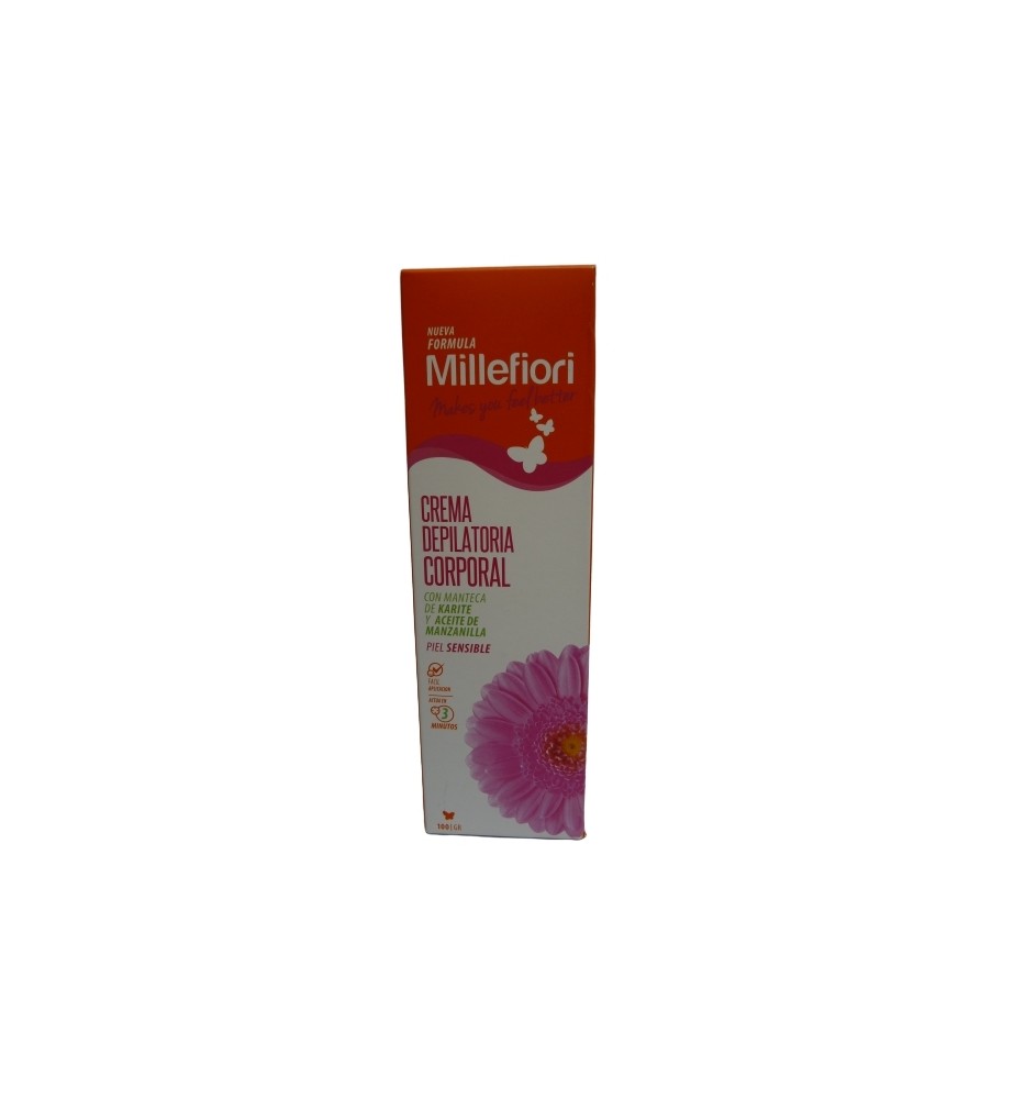 MILLEFIORI CREMA DEPILATORIA PIEL SENSIBLE 100G MILLEFIORI CREMA DEPILATORIA PIEL SENSIBLE 100G