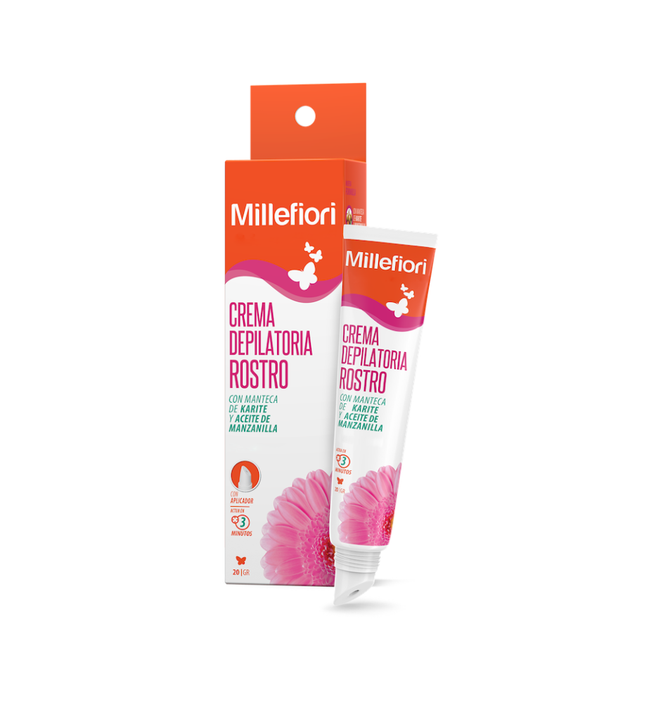 MILLEFIORI CREMA DEPILATORIA EN FRIO FACIAL MILLEFIORI CREMA DEPILATORIA EN FRIO FACIAL