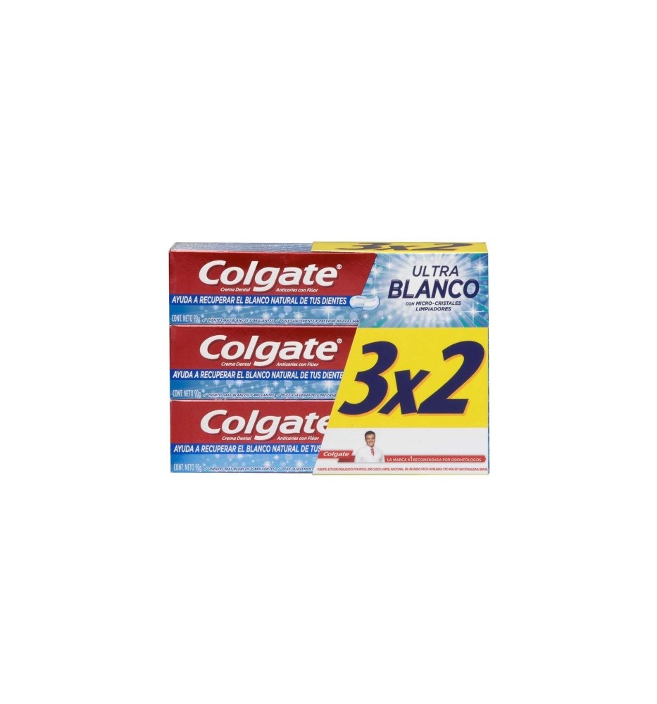 COLGATE ULTRA BLANCO PAS.X90G 3X2 COLGATE ULTRA BLANCO PAS.X90G 3X2