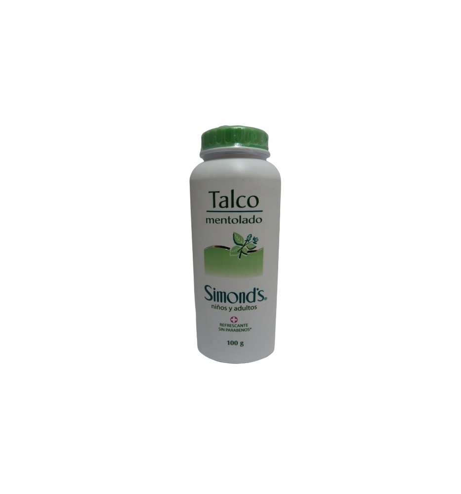 SIMONDS TALCO MENTOLADO 100G X100 SIMONDS TALCO MENTOLADO 100G X100