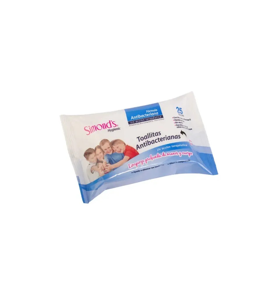 SIMONDS TOALLITAS ANTIBACTERIANAS X 25 SIMONDS TOALLITAS ANTIBACTERIANAS X 25
