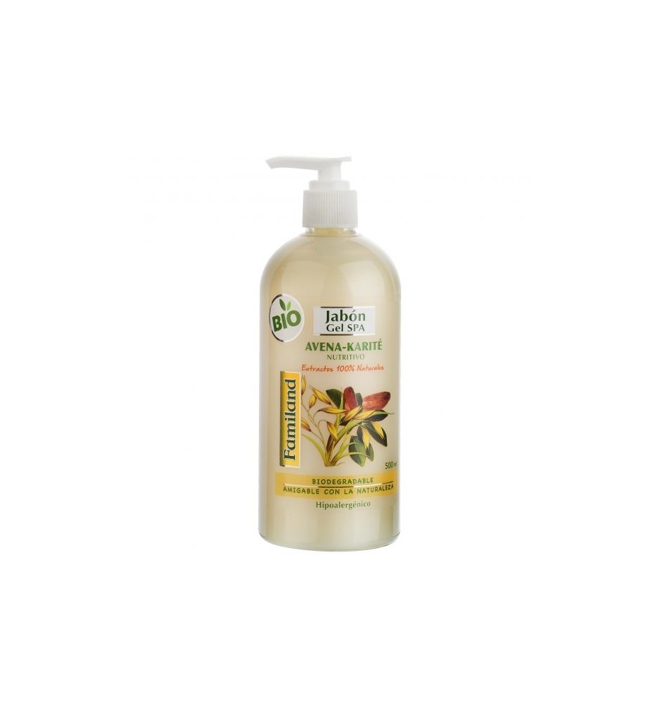 FAMILAND JABON AVENA-KARITE C/VALVULA 500ML FAMILAND JABON AVENA-KARITE C/VALVULA 500ML