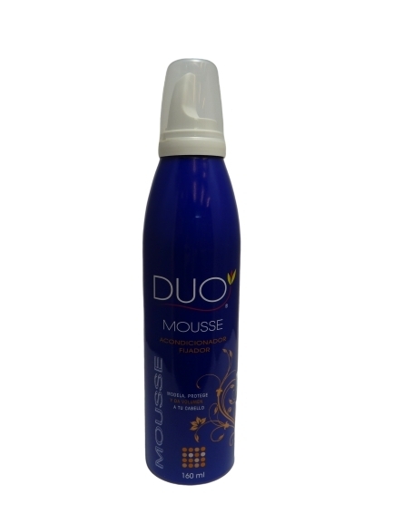 DUO FIJADOR ESPUMA 160ML.