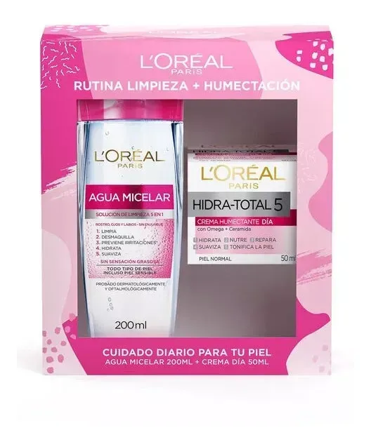 LOREAL HIDRA TOTAL 5 CRE DIA+ AGUA MICELAR