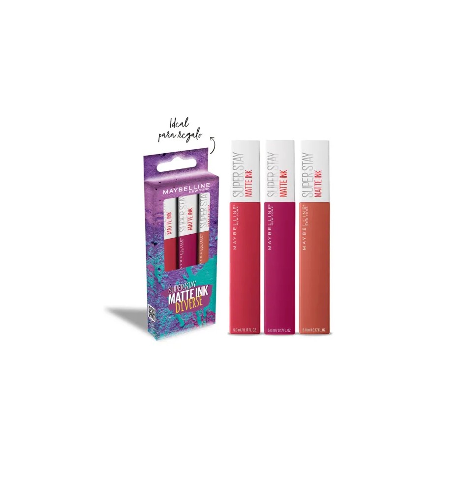 MAYBELLINE LAB. MATTE INK DIVERSE X3 MAYBELLINE LAB. MATTE INK DIVERSE X3