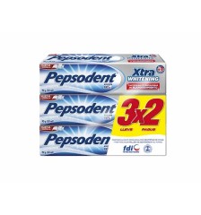 PACK PEPSODENT XTRA WHIT. PAS.X90G  3X2