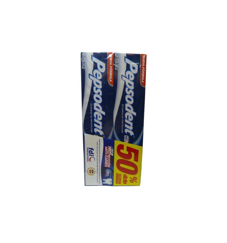 PACK PEPSODENT PROT. ANTI-CARIES.X2 130G PACK PEPSODENT PROT. ANTI-CARIES.X2 130G
