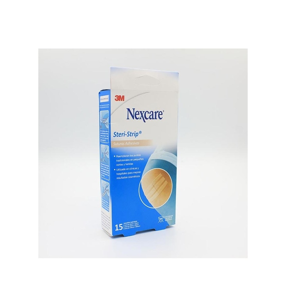 NEXCARE STERI-STRIP SUTURAS 15 UNID