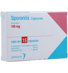 SPORANOX 100 MG X15 CAPSULAS
