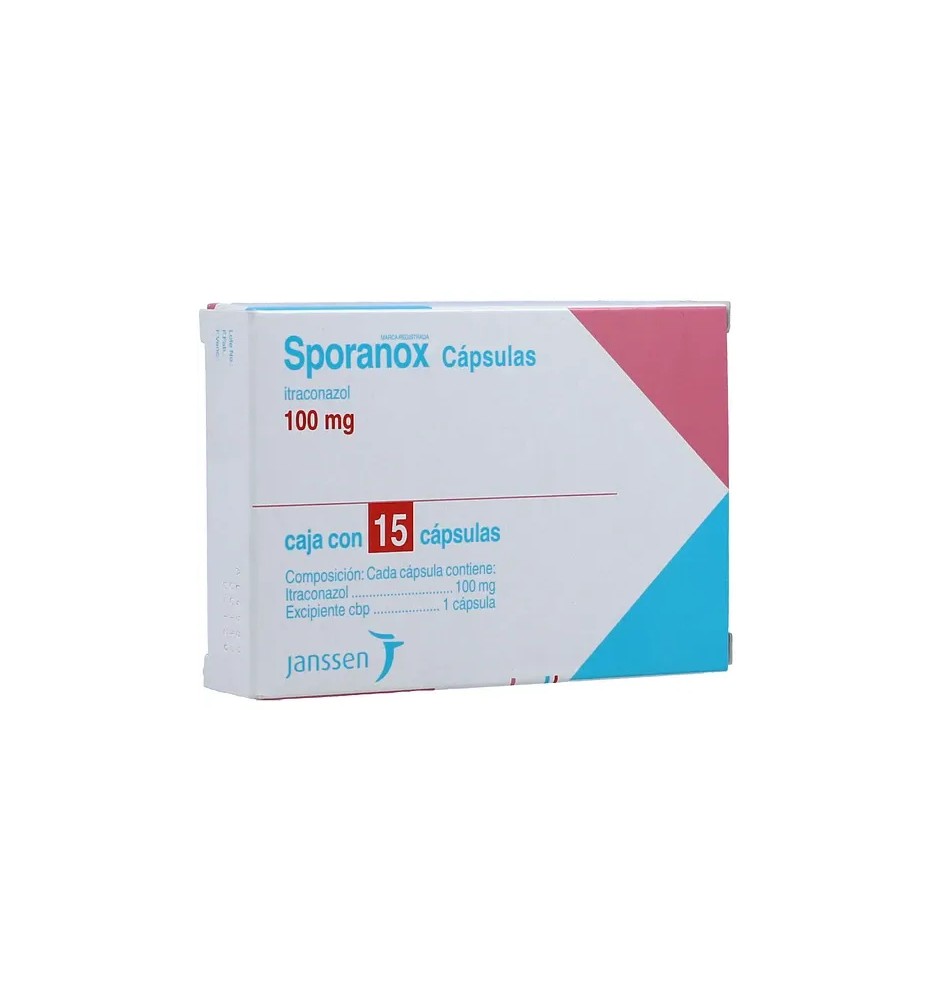 SPORANOX 100 MG X15 CAPSULAS SPORANOX 100 MG X15 CAPSULAS