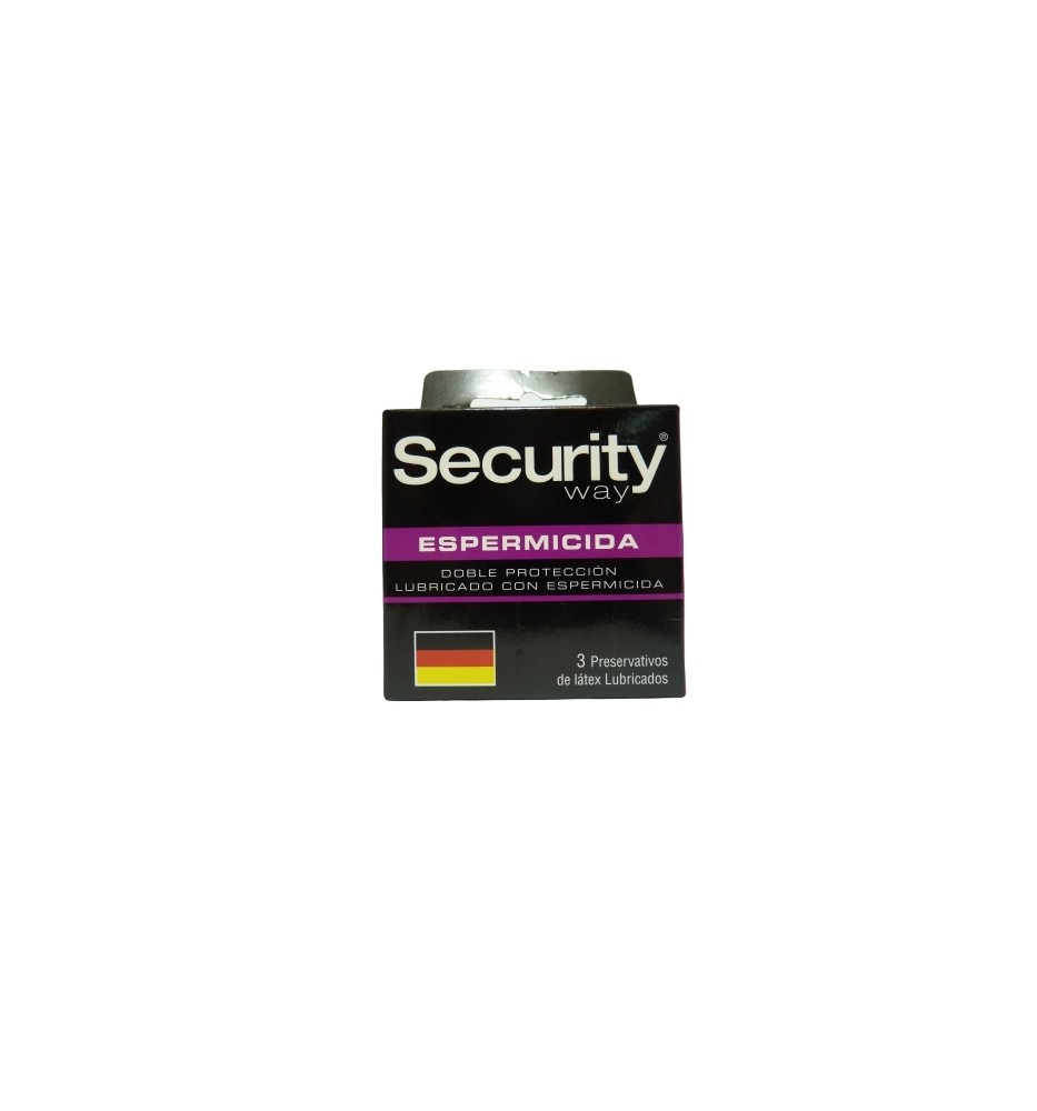 SECURITY ESPERMICIDA X 3