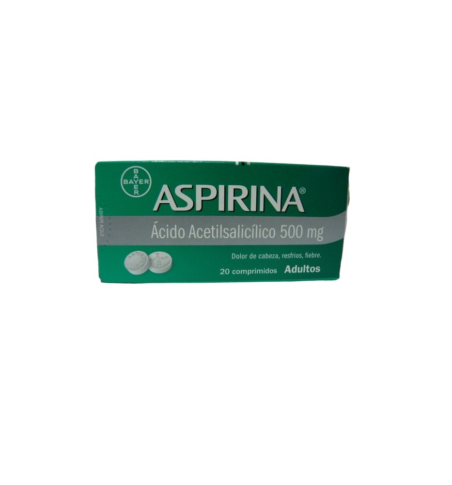 ASPIRINA 500MG X20 TABLETAS ASPIRINA 500MG X20 TABLETAS