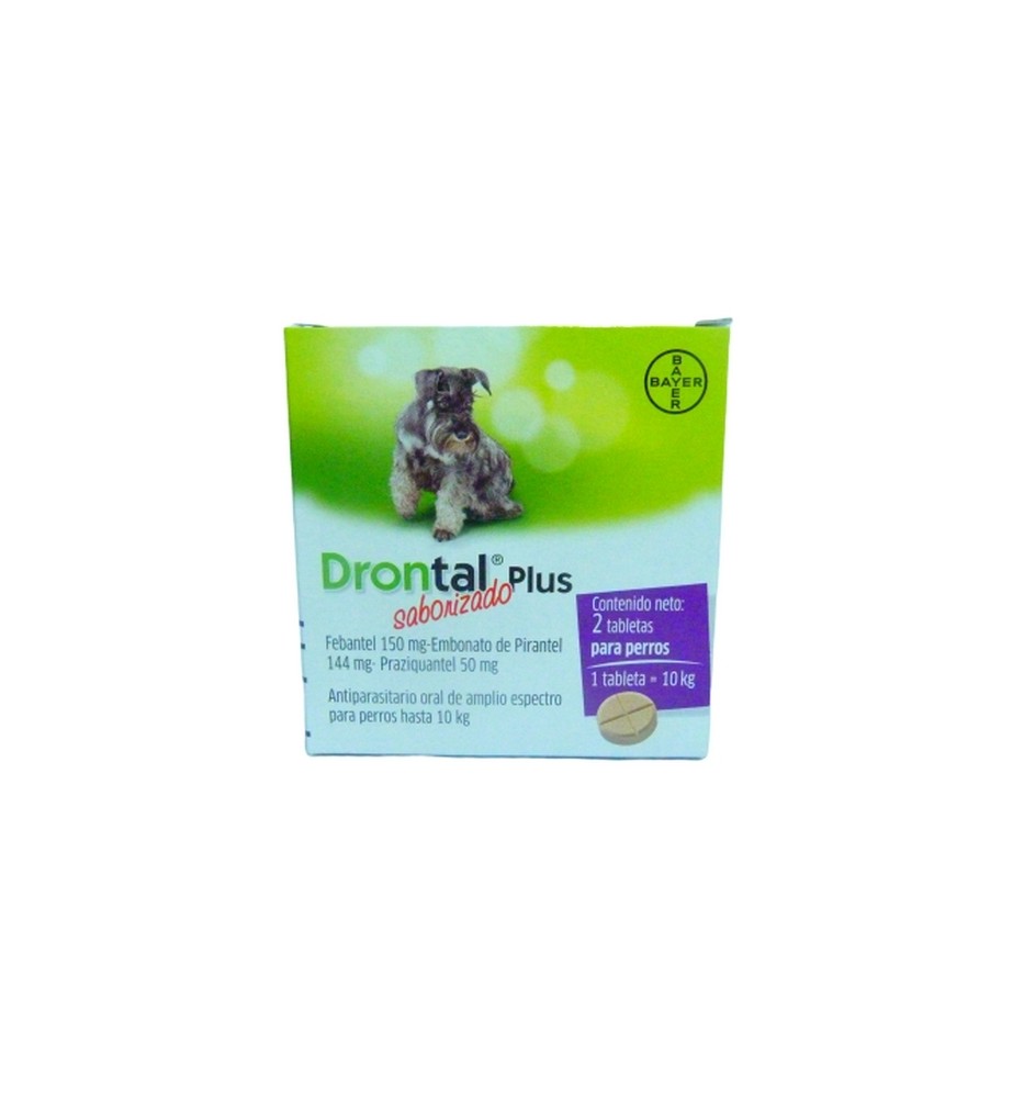 DRONTAL PLUS X 2 COMPRIMIDOS DRONTAL PLUS X 2 COMPRIMIDOS