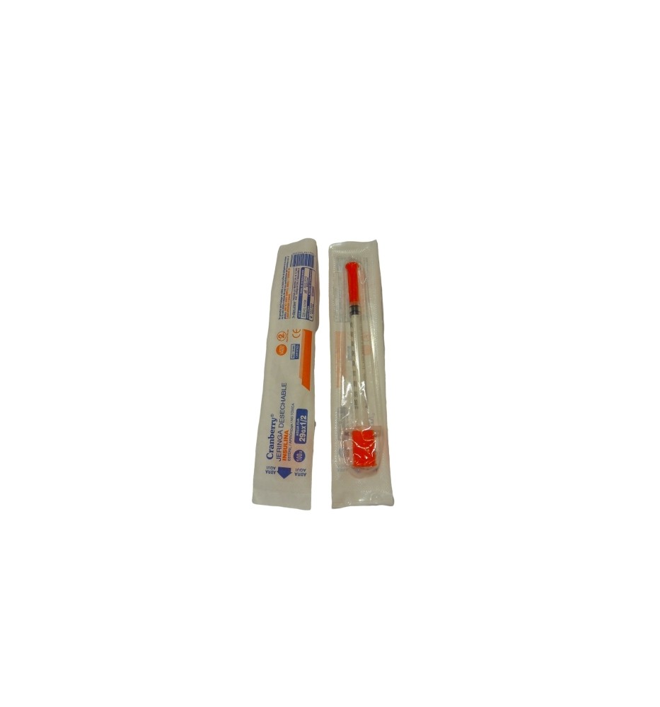 JERINGA INSUL 100UI 29G X 1/2