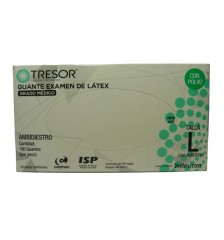 GUANTE LATEX TALLA L 100 X100