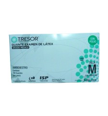 GUANTES DE LATEX  AMBIDIESTRO TM X 100