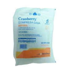 CRANBERRY COMPRESA GASA X5