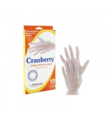 CRANBERRY GUANTES EXAMINACION VINILO TM X 25