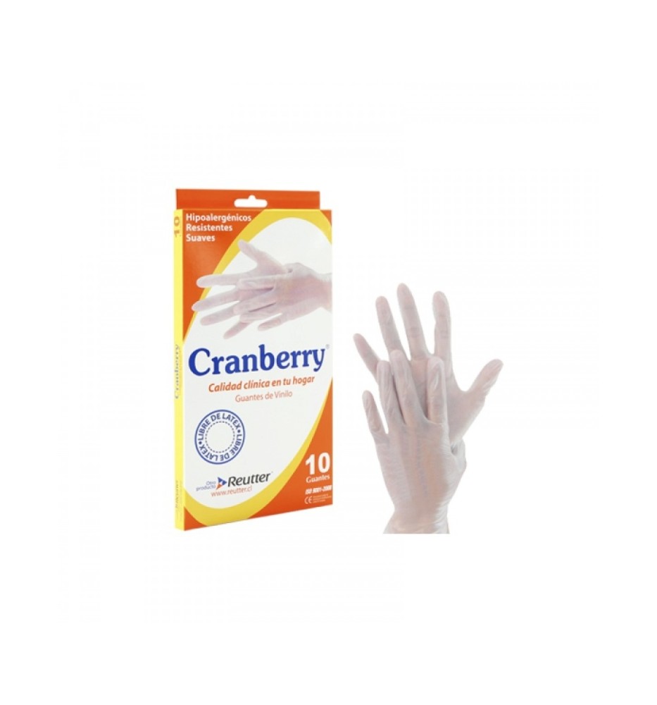 CRANBERRY GUANTES EXAMINACION VINILO TM X 25 CRANBERRY GUANTES EXAMINACION VINILO TM X 25