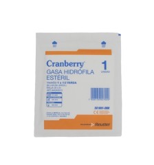 CRANBERRY GASA ESTERILIZADA X1