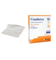 CRANBERRY GASA PARAFINADA 10X10CM X10