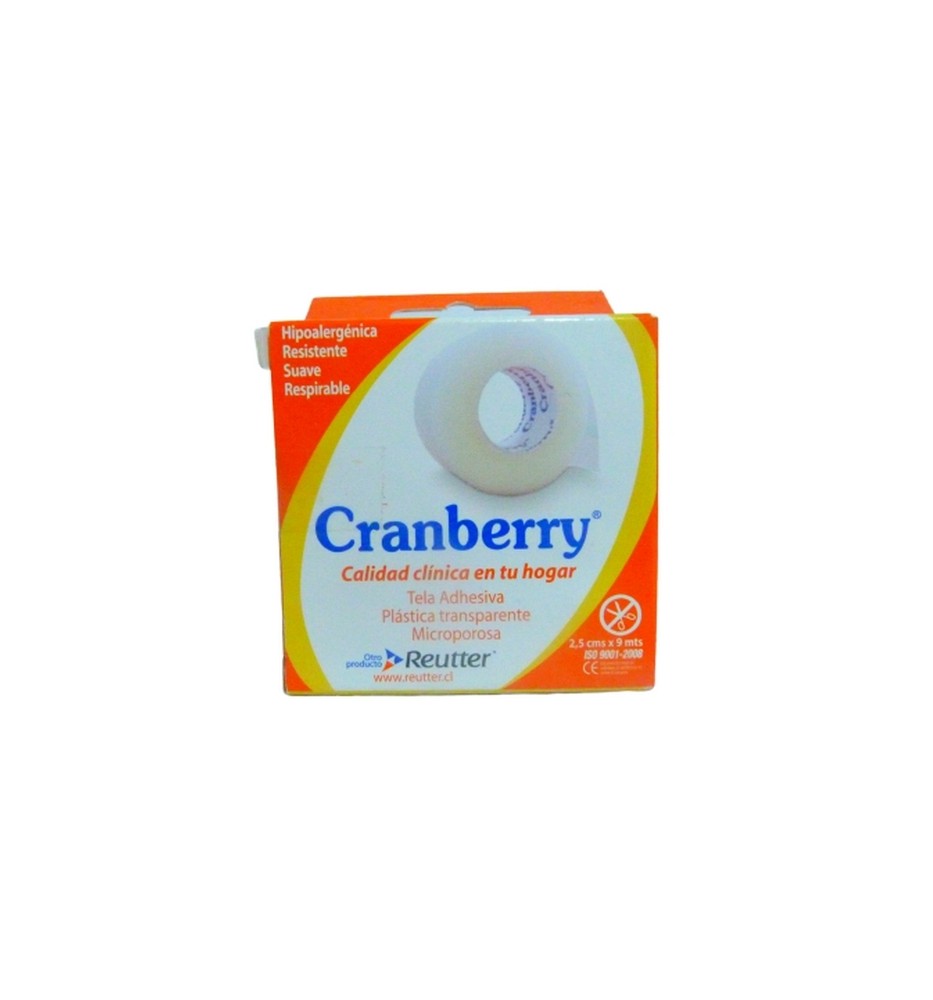 CRANBERRY TELA ADHESIVA 2.5CM X9 CRANBERRY TELA ADHESIVA 2.5CM X9