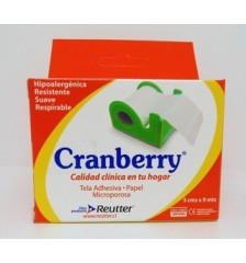 CRANBERRY TELA ADHESIVA PAPEL 5CMX9M