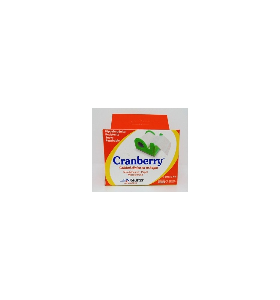 CRANBERRY TELA ADHESIVA PAPEL 5CMX9M CRANBERRY TELA ADHESIVA PAPEL 5CMX9M
