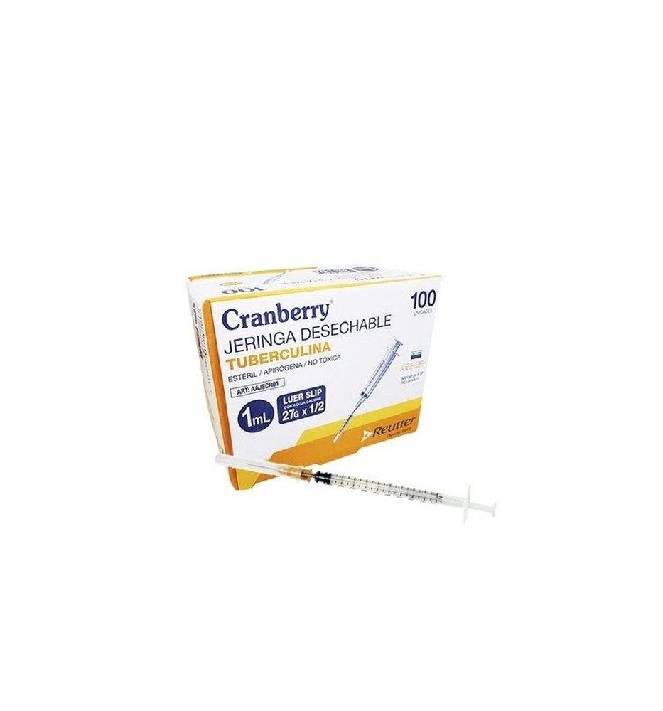 CRANBERRY JERINGA 27G X1 CRANBERRY JERINGA 27G X1