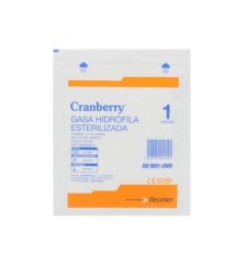 CRANBERRY GASA ESTERILIZADA 1/4 YARDA X1