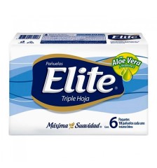 ELITE PAÑUELO ALOE VERA  X6