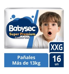 BABYSEC PAÑAL BEBE SUPER PREMIUM XXG X16