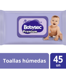 BABYSEC TOALLA HUMEDA X45