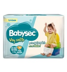 BABYSEC PAÑAL VOY SOLITO XG-XXG X18