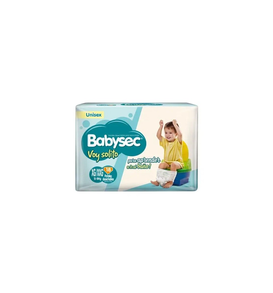 BABYSEC PAÑAL VOY SOLITO XG-XXG X18