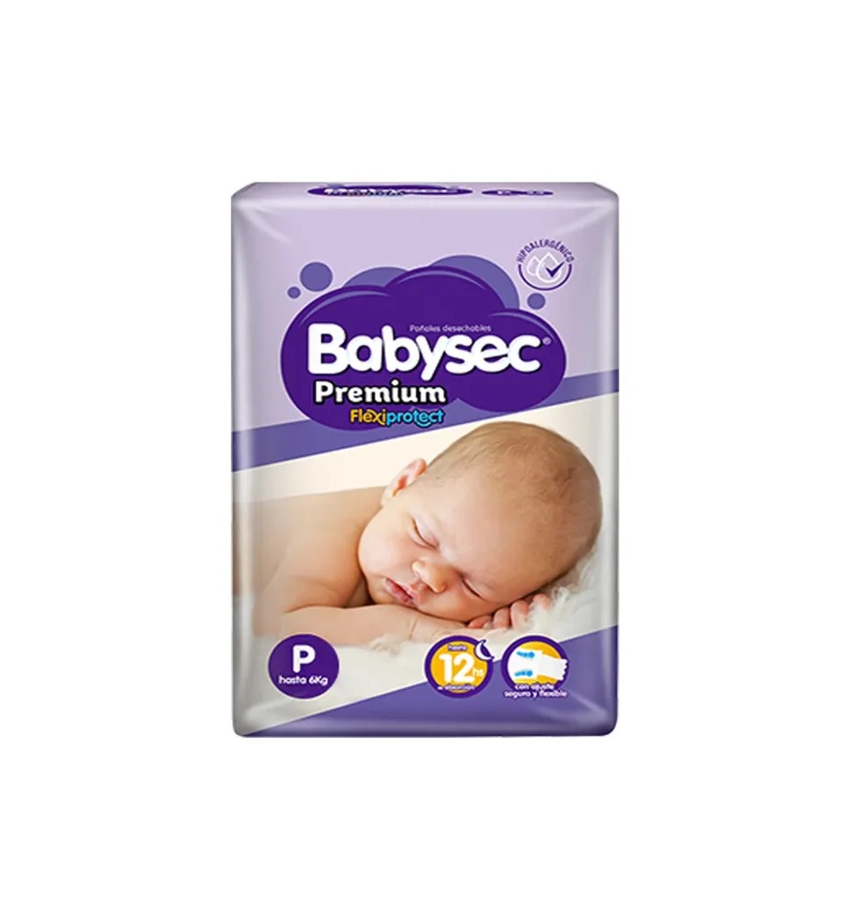 BABYSEC PAÑAL BEBE PREMIUM P X20